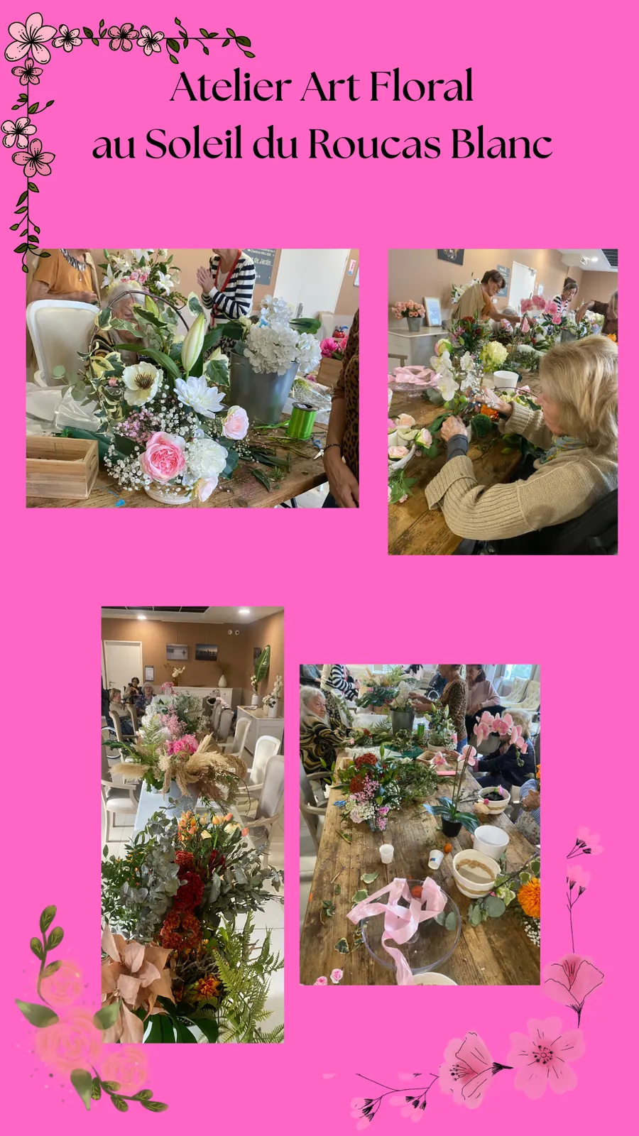 Atelier d'Art floral du jeudi 6 novembre