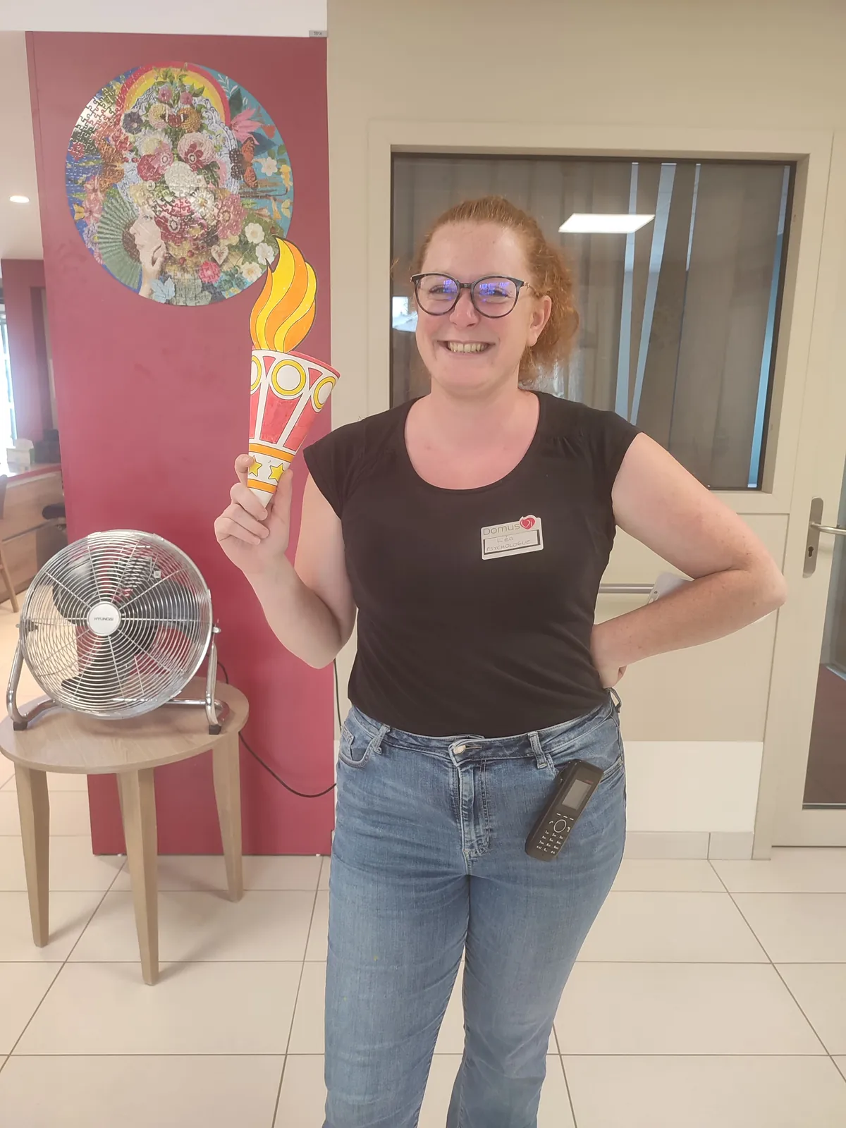 L'arrivée de la flamme olympique à la résidence Méridienne !