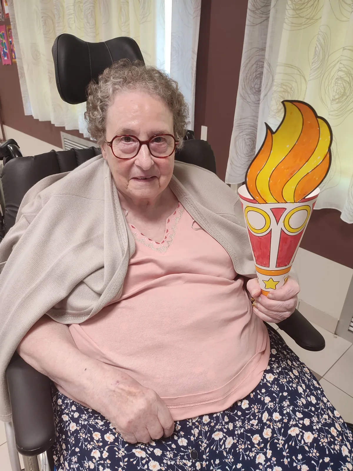 L'arrivée de la flamme olympique à la résidence Méridienne !