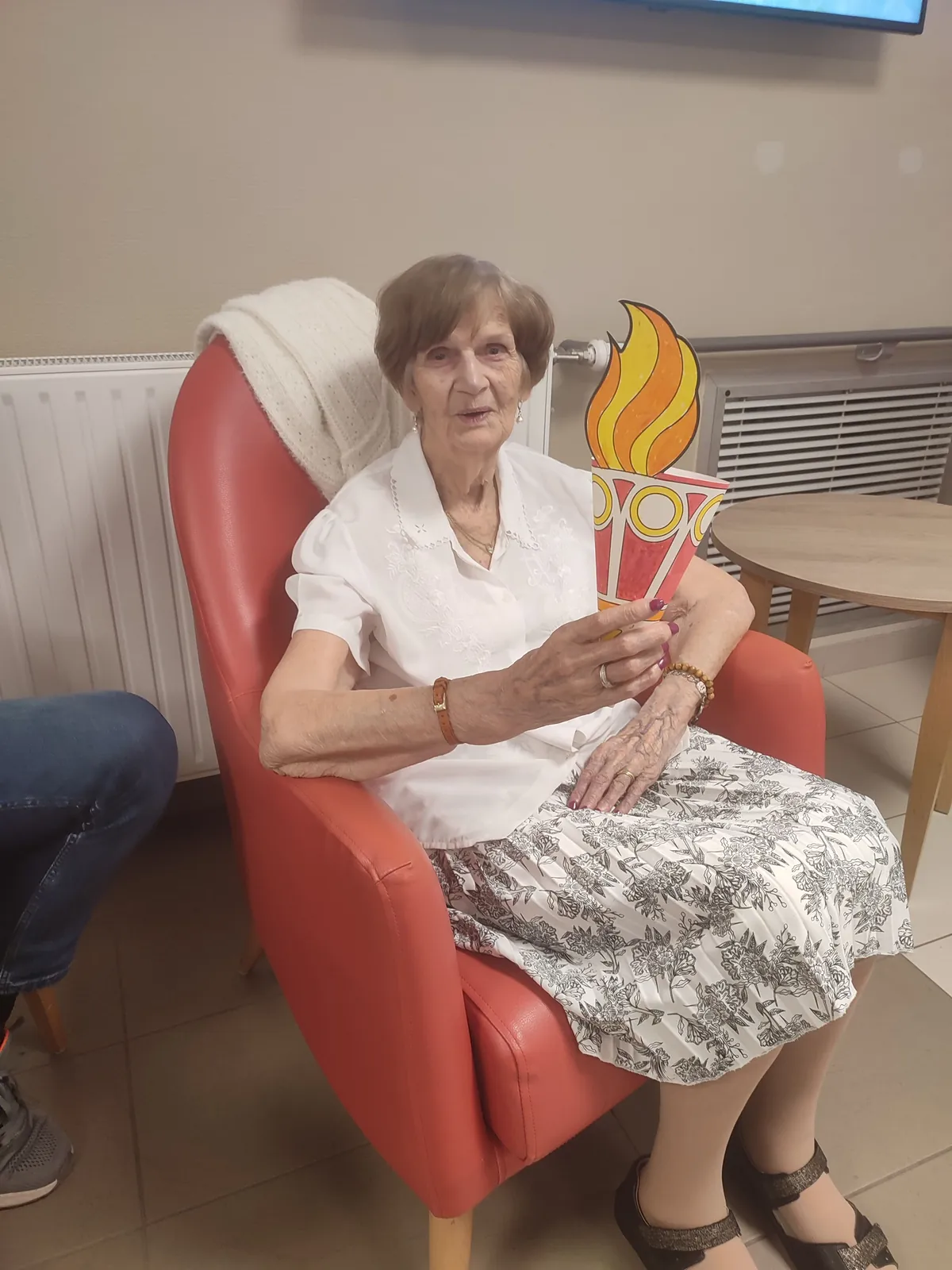 L'arrivée de la flamme olympique à la résidence Méridienne !