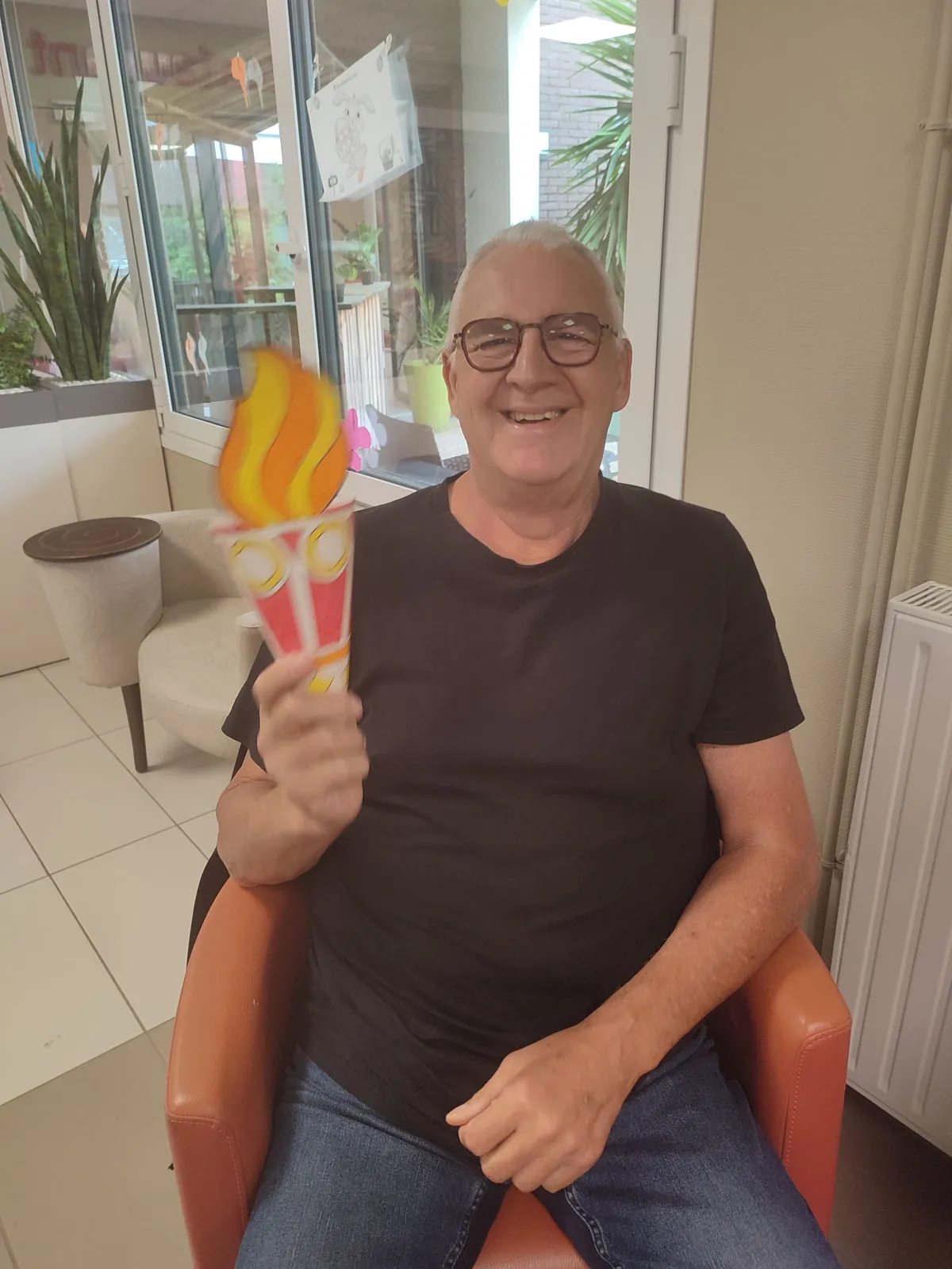 L'arrivée de la flamme olympique à la résidence Méridienne !