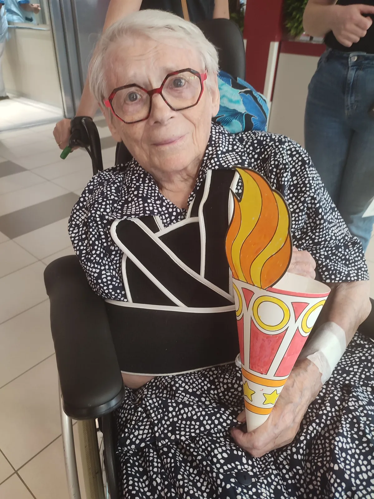 L'arrivée de la flamme olympique à la résidence Méridienne !