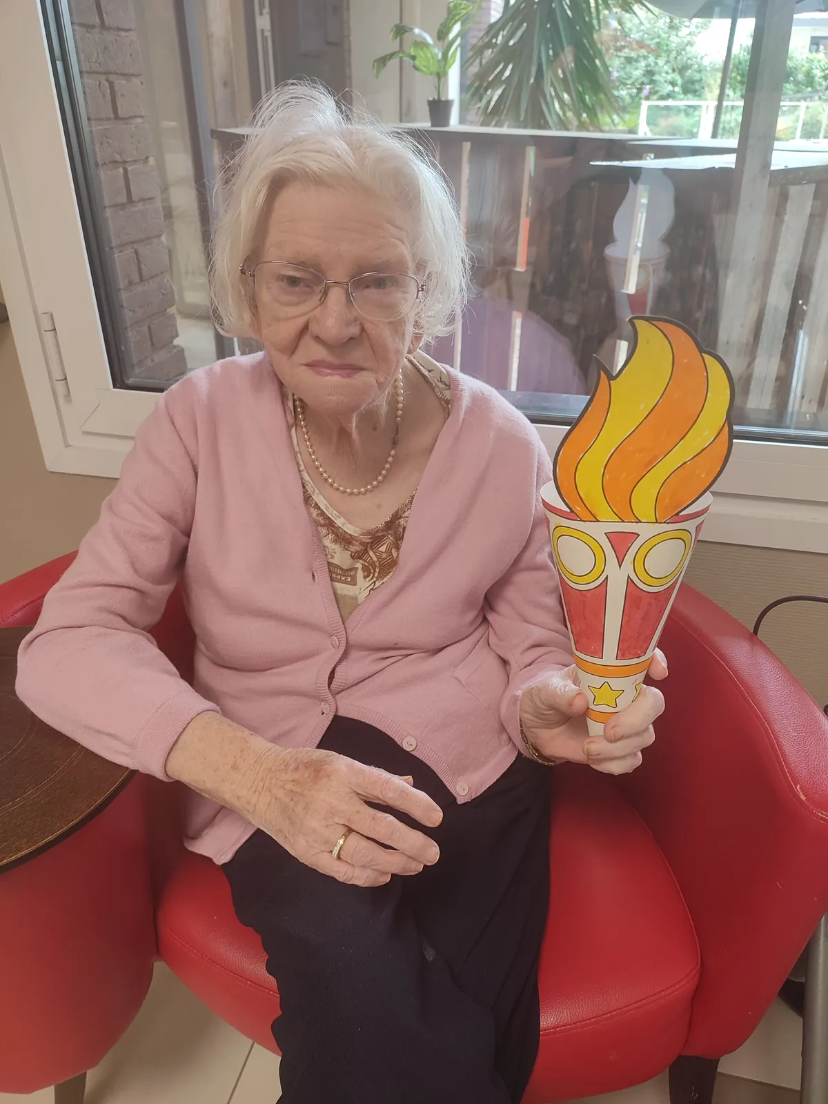 L'arrivée de la flamme olympique à la résidence Méridienne !