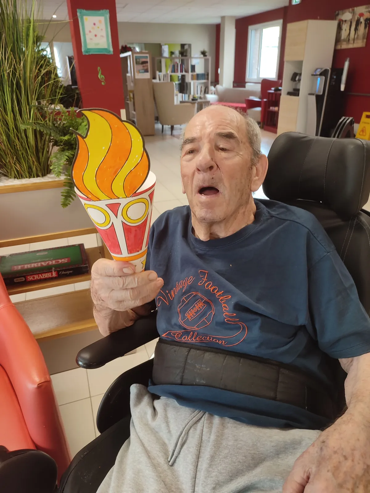L'arrivée de la flamme olympique à la résidence Méridienne !