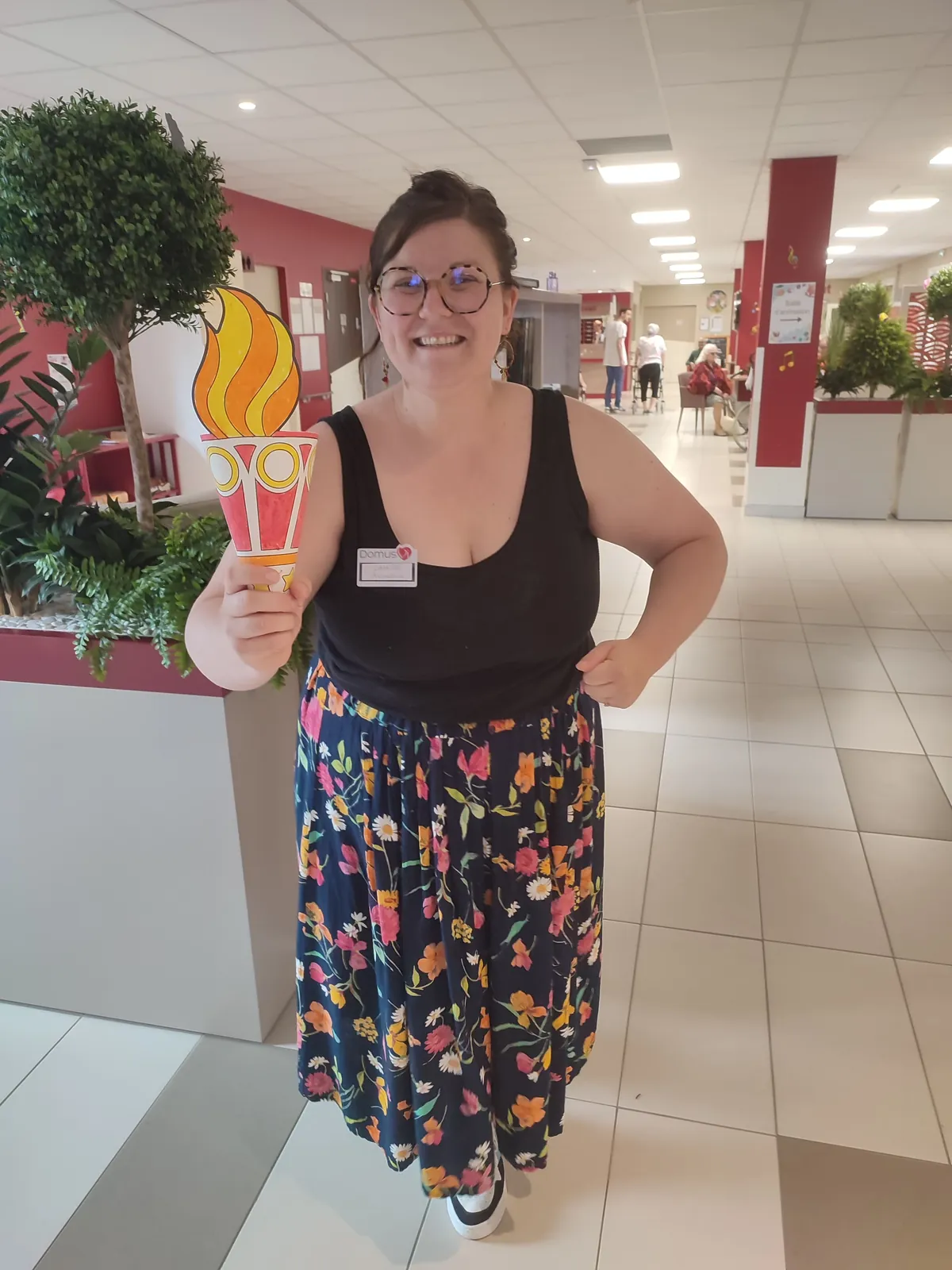 L'arrivée de la flamme olympique à la résidence Méridienne !
