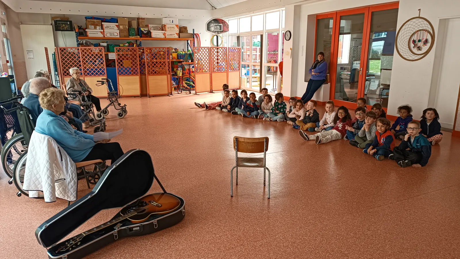 Répétition à l'école de Trie-Château