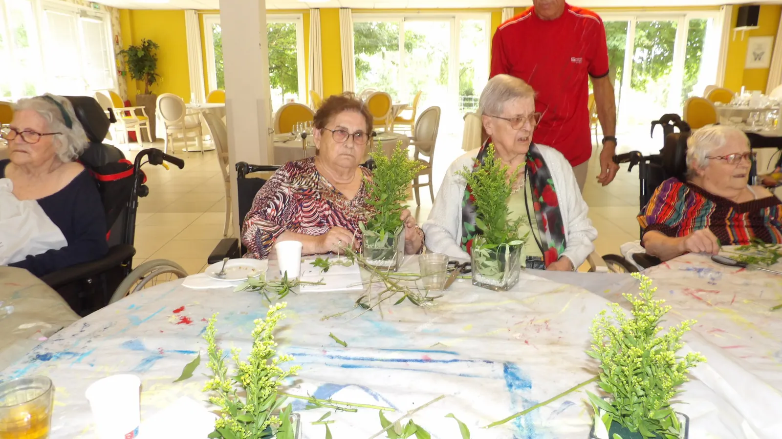 Boucle d’Or: un atelier floral tout en jaune