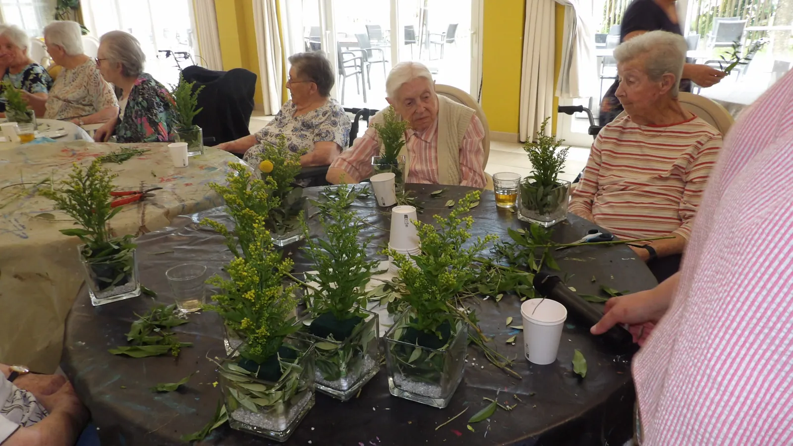 Boucle d’Or: un atelier floral tout en jaune