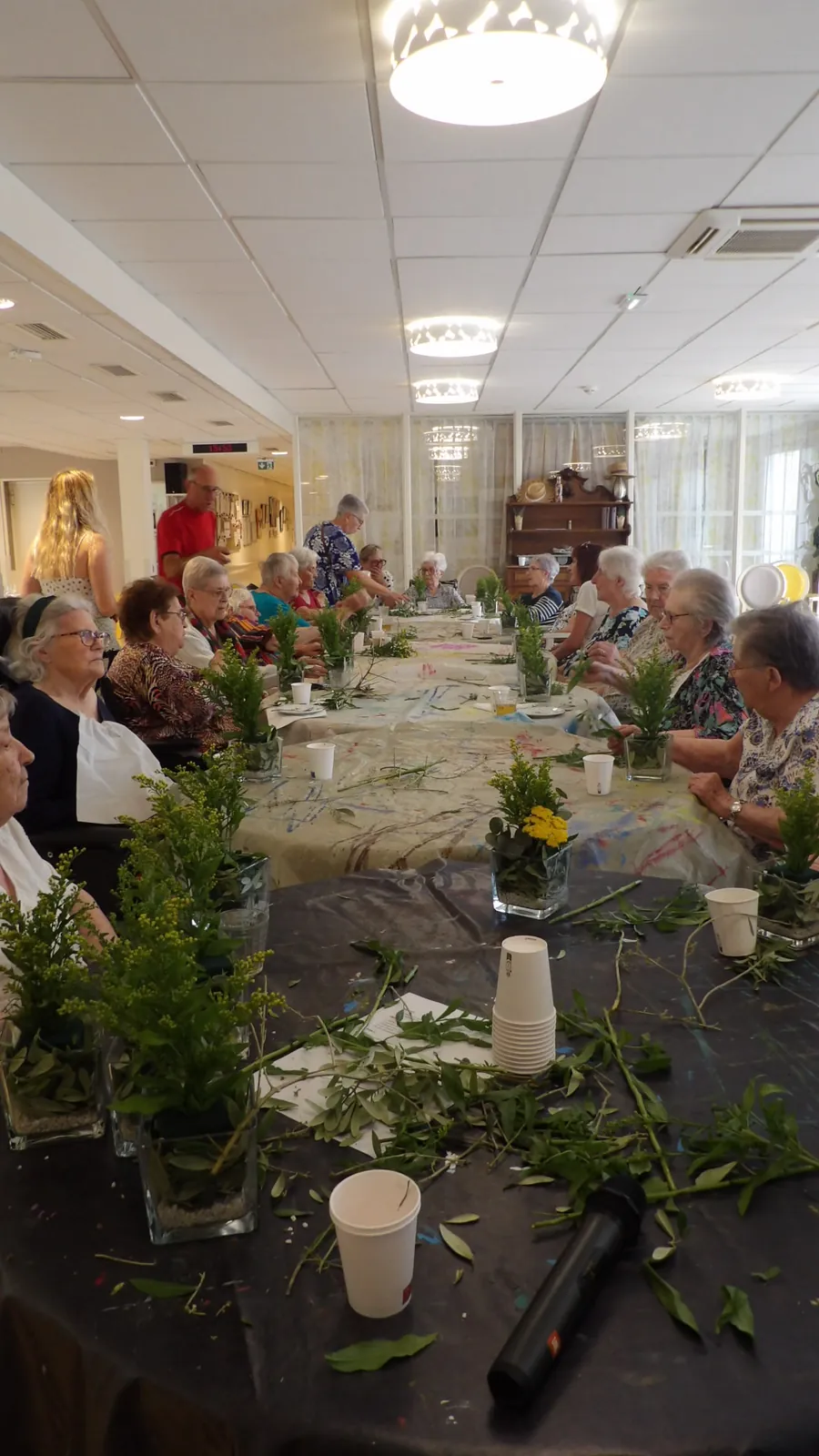 Boucle d’Or: un atelier floral tout en jaune