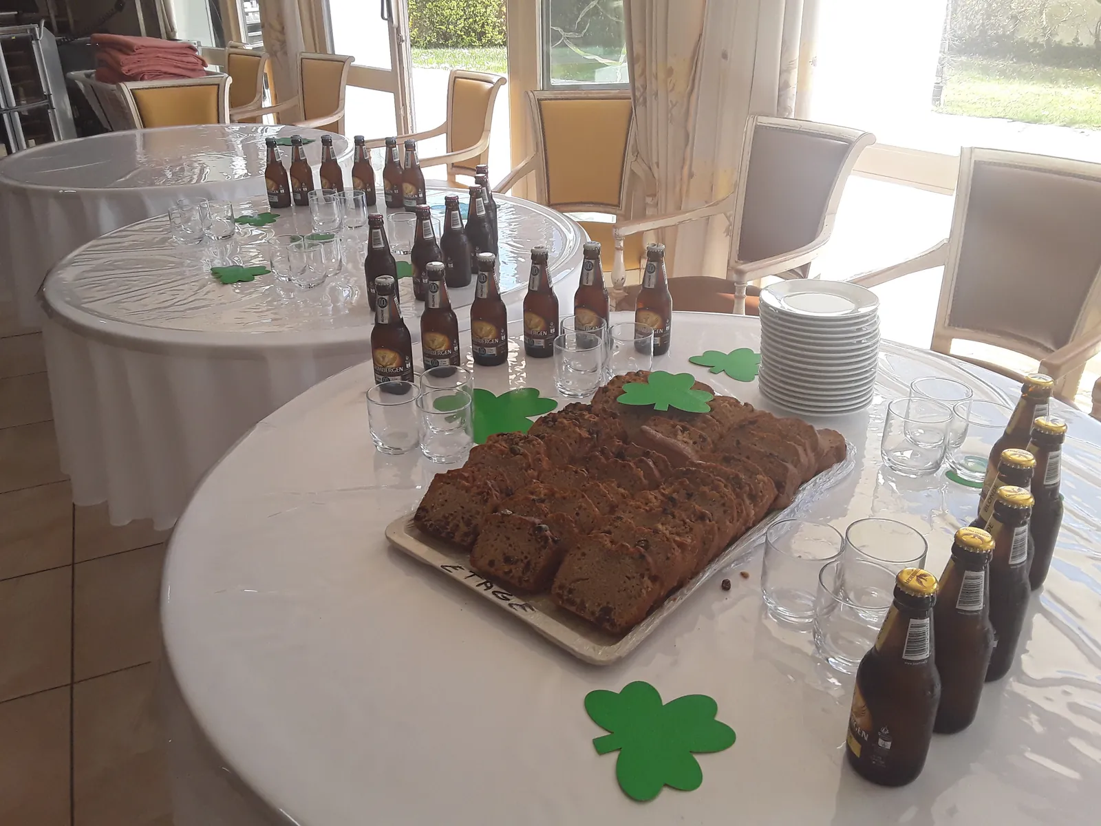 FETE DE LA SAINT PATRICK  A LA RESIDENCE LES JARDINS MÉDICIS DE PROVINS 