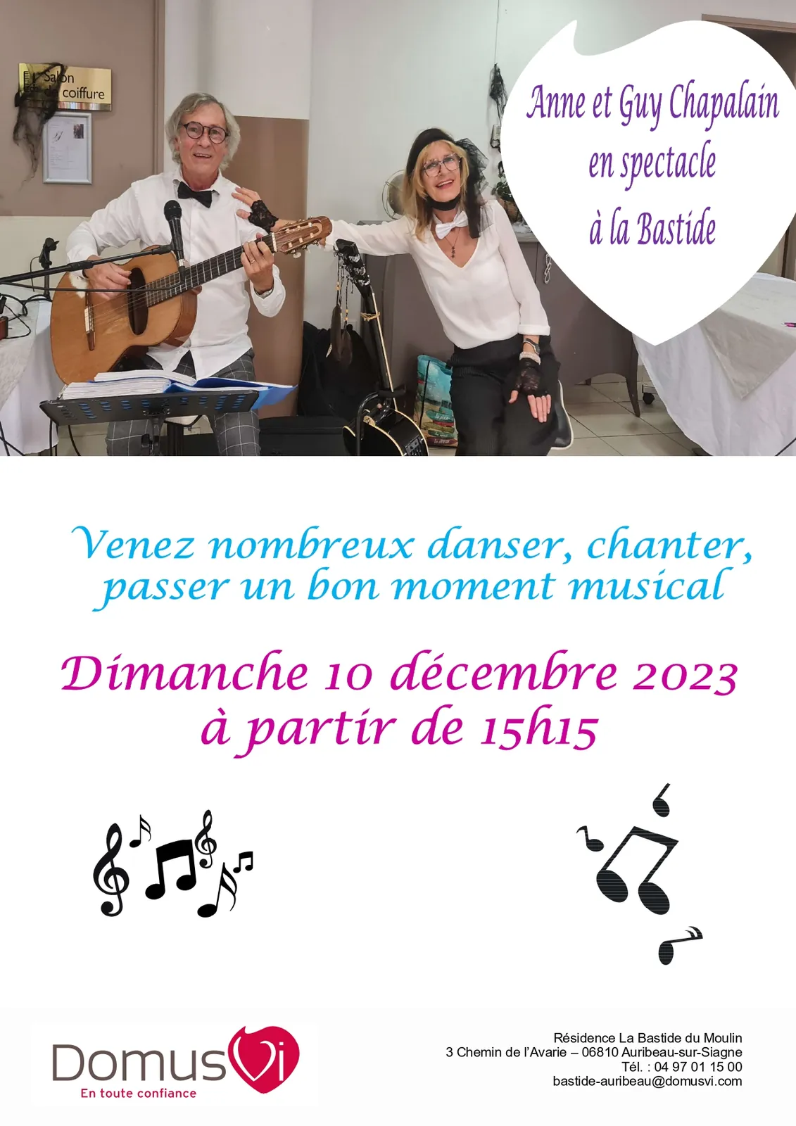 Anne et Guy Chapalain à La Bastide du Moulin 