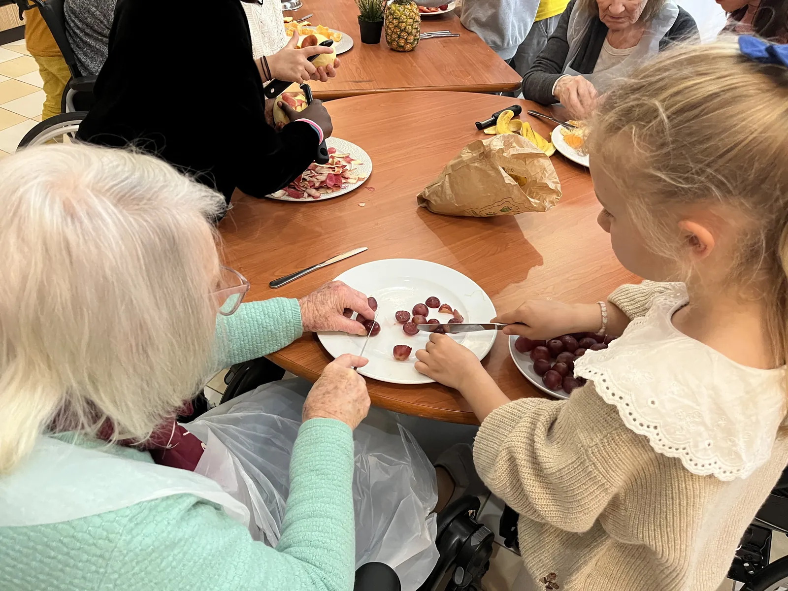 Atelier culinaire avec les enfants de l'école Notre-Dame