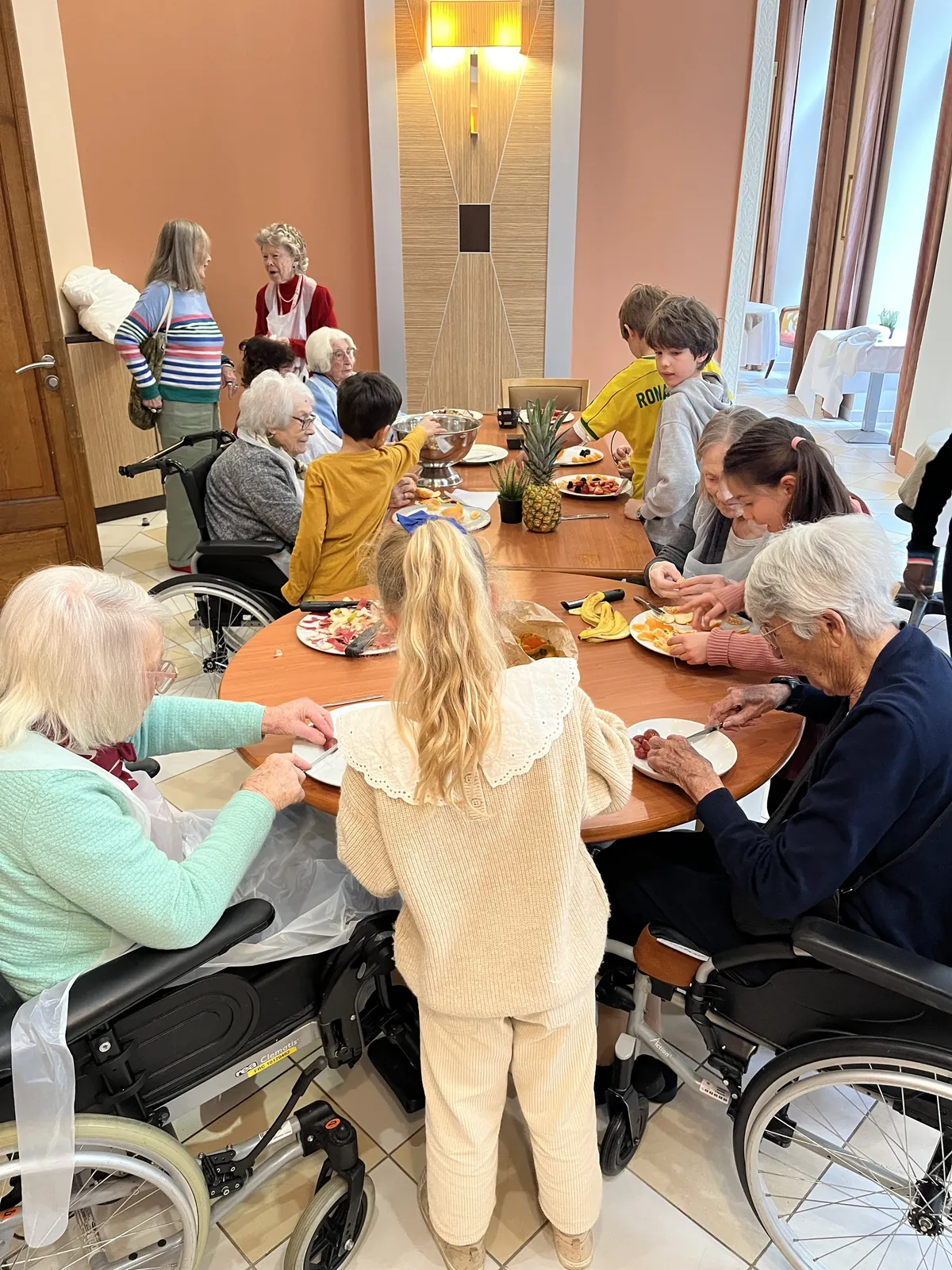 Atelier culinaire avec les enfants de l'école Notre-Dame