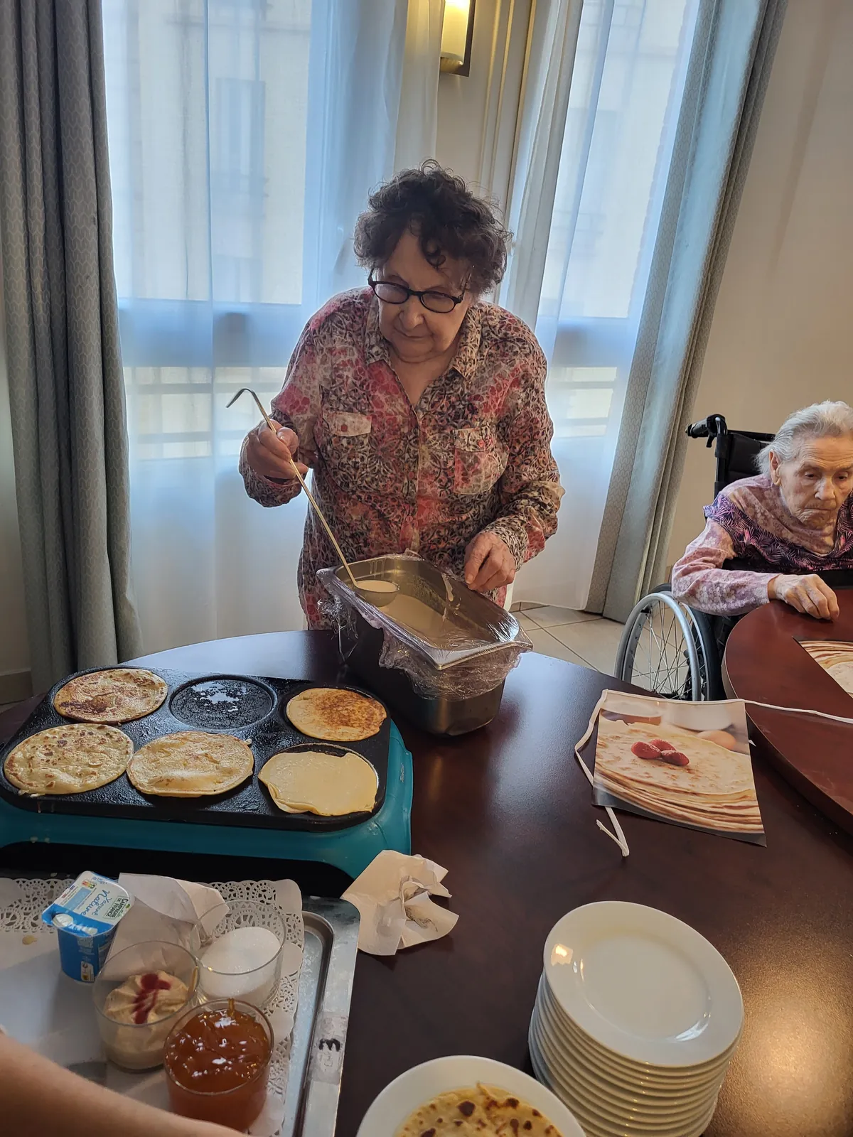 Crêpe Party conviviale  A la résidence les Adrets 