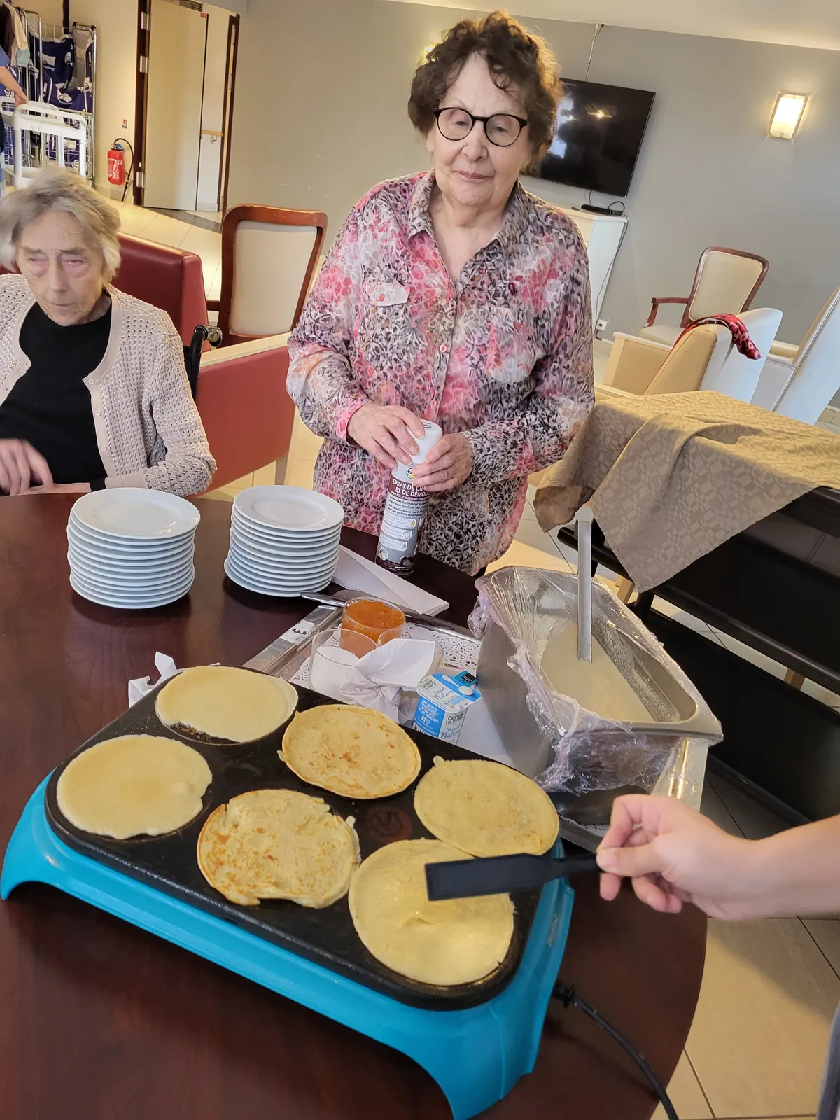 Crêpe Party conviviale  A la résidence les Adrets 