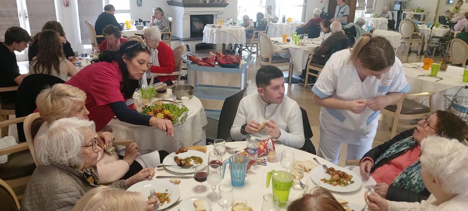 Rencontre intergénérationnelle avec les élèves du collège La Fayette