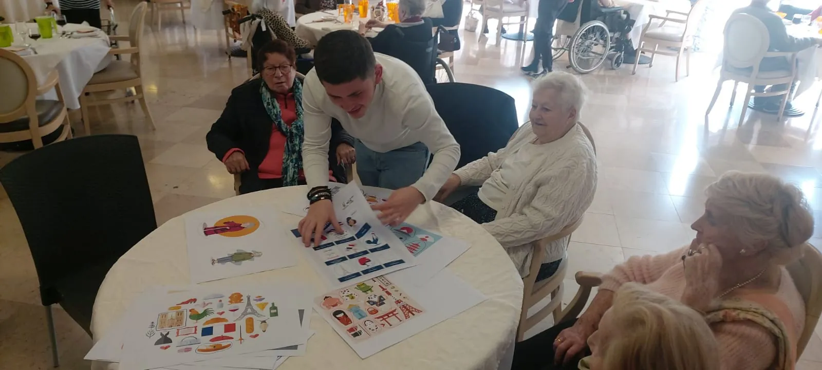 Rencontre intergénérationnelle avec les élèves du collège La Fayette