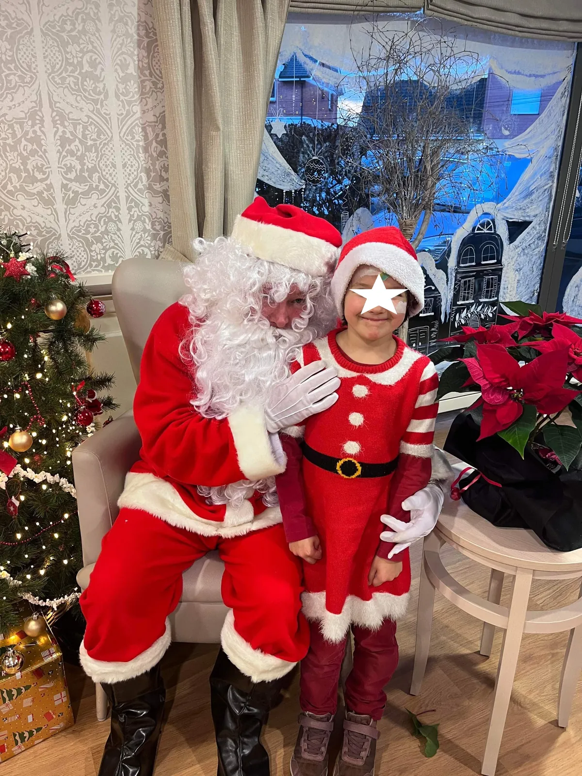 La visite du père Noel 