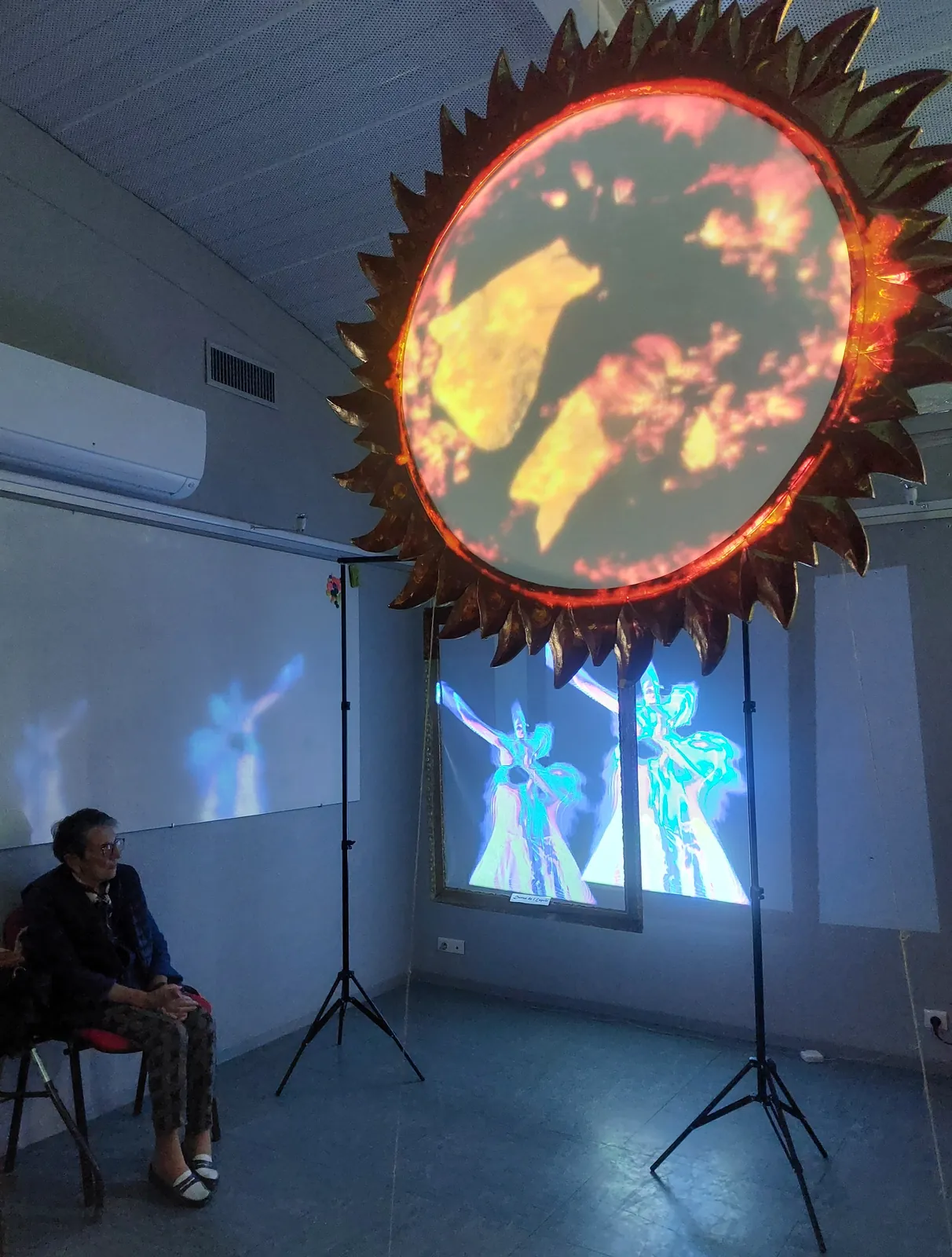 Sortie pour une Exposition d'art vidéo