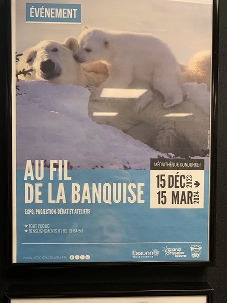 Visite des expositions à la médiathèque Condorcet !
