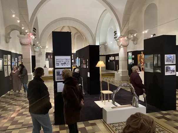 Visite des expositions à la médiathèque Condorcet !