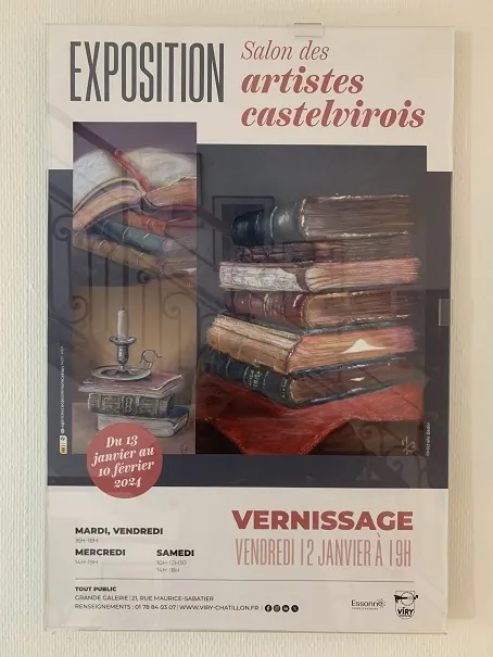 Visite des expositions à la médiathèque Condorcet !