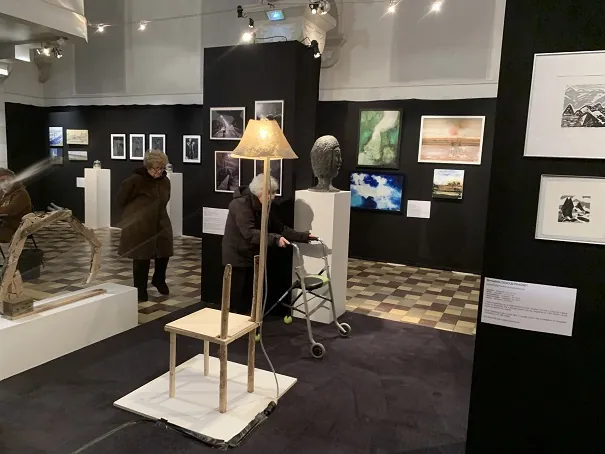 Visite des expositions à la médiathèque Condorcet !