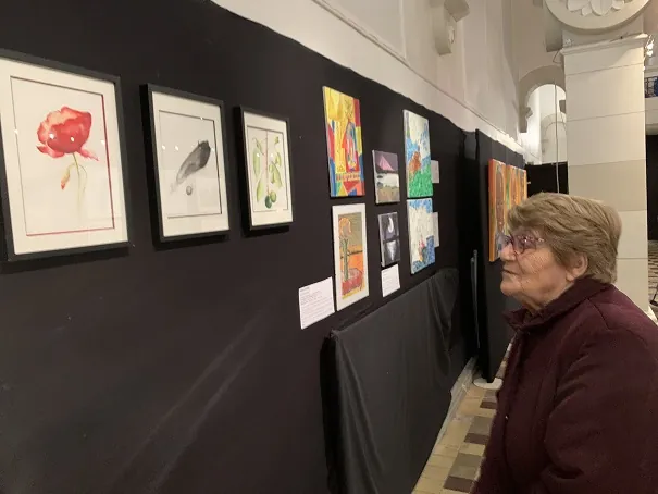Visite des expositions à la médiathèque Condorcet !
