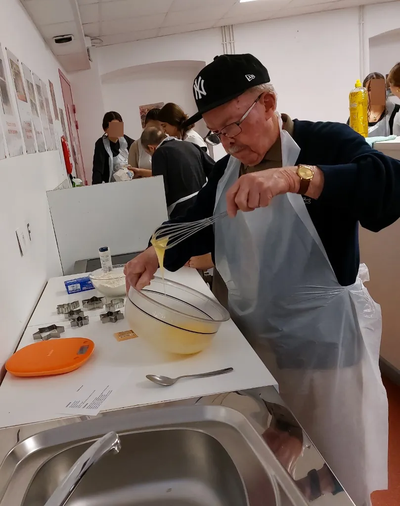 Atelier pâtisserie intergénérationnel 