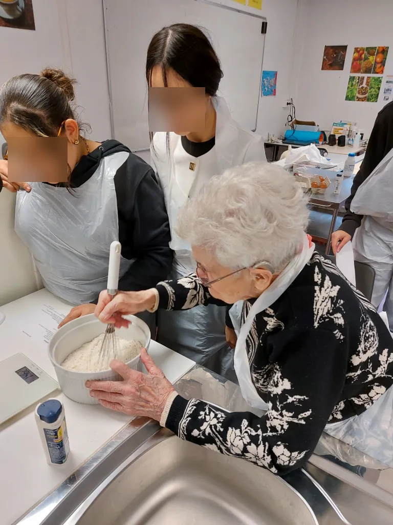 Atelier pâtisserie intergénérationnel 