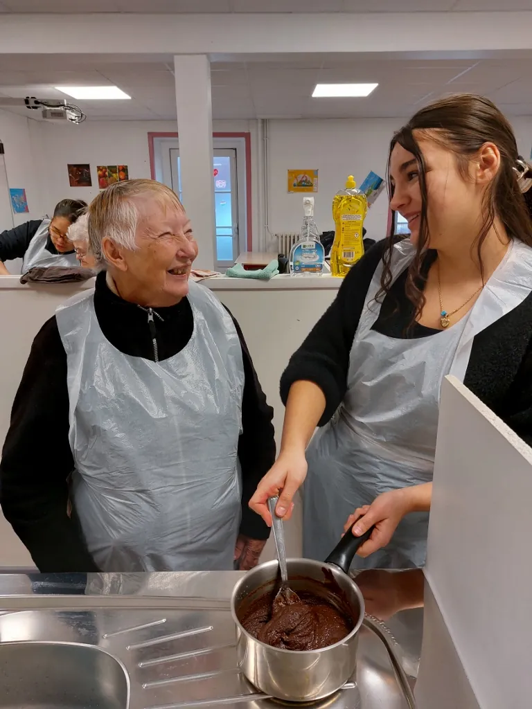 Atelier pâtisserie intergénérationnel 