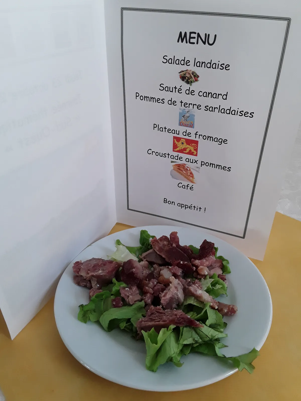 Repas à thème du mois : le Sud-Ouest !