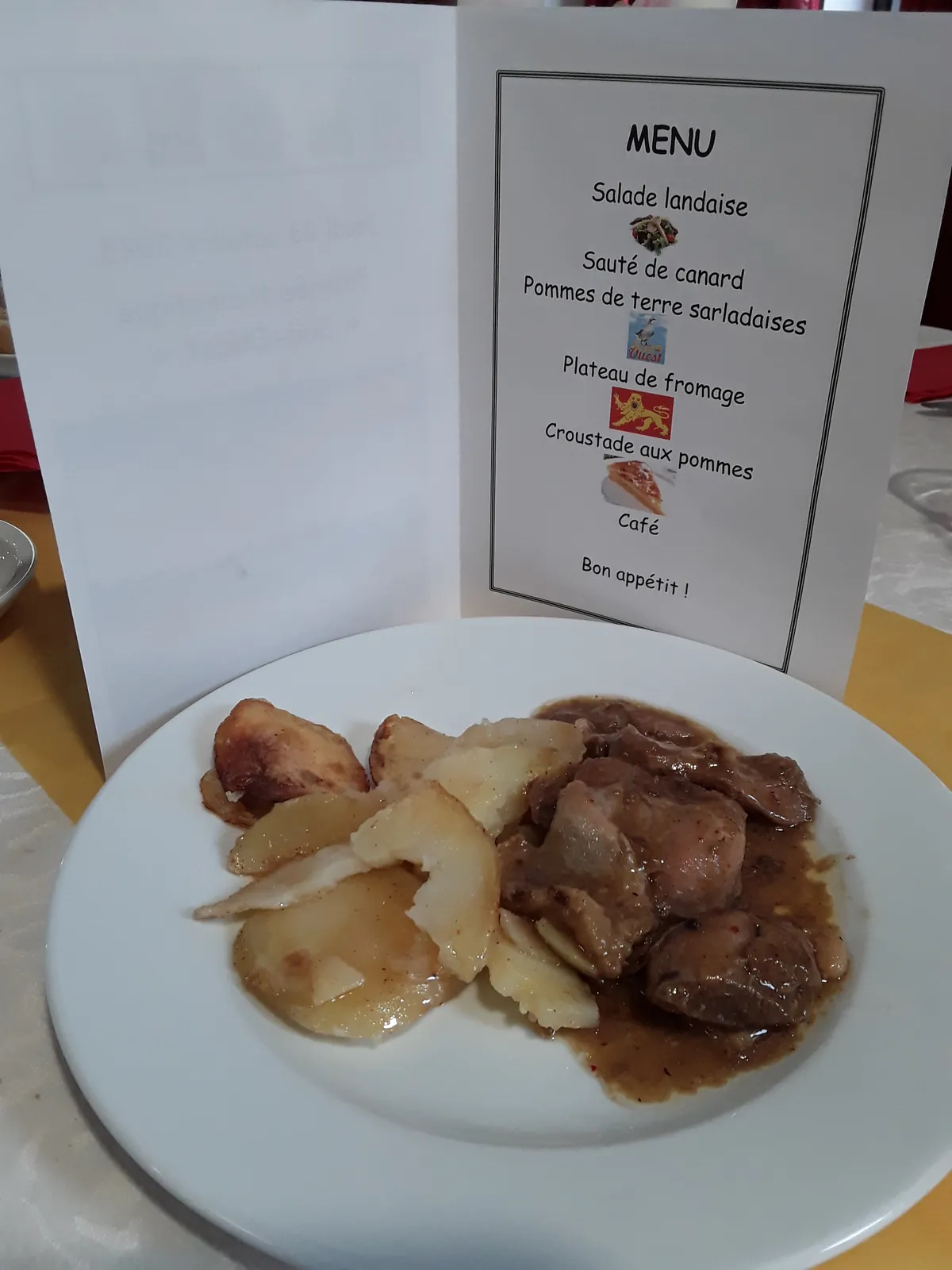 Repas à thème du mois : le Sud-Ouest !