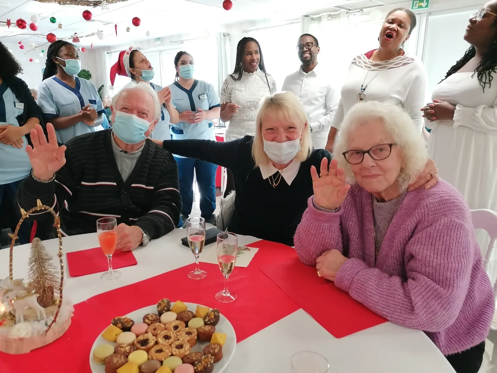 Fête de Noël à l'EHPAD des Tourterelles d’Esbly