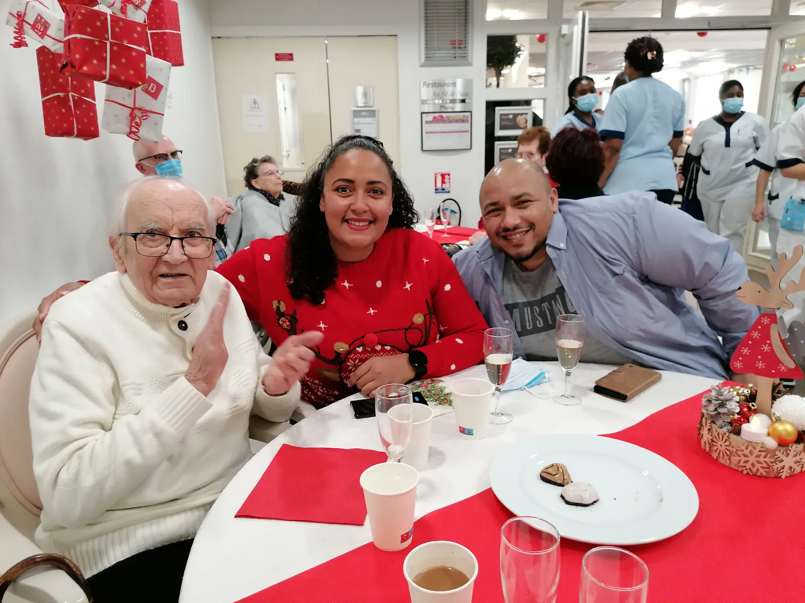 Fête de Noël à l'EHPAD des Tourterelles d’Esbly