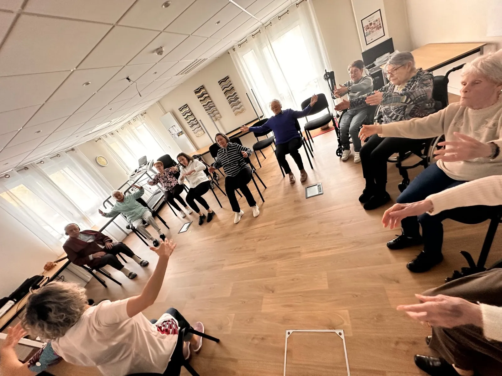 Découverte d'une nouvelle activité :  Yoga avec Karine