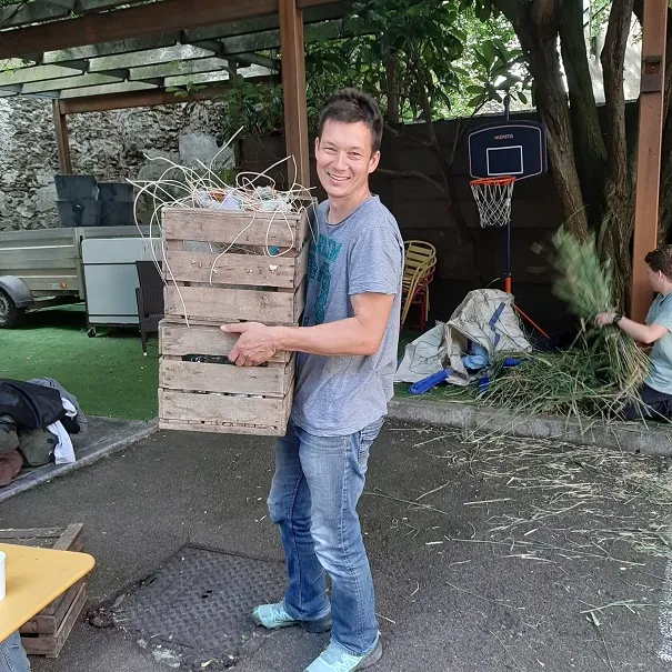Embarquement pour notre guinguette champêtre !
