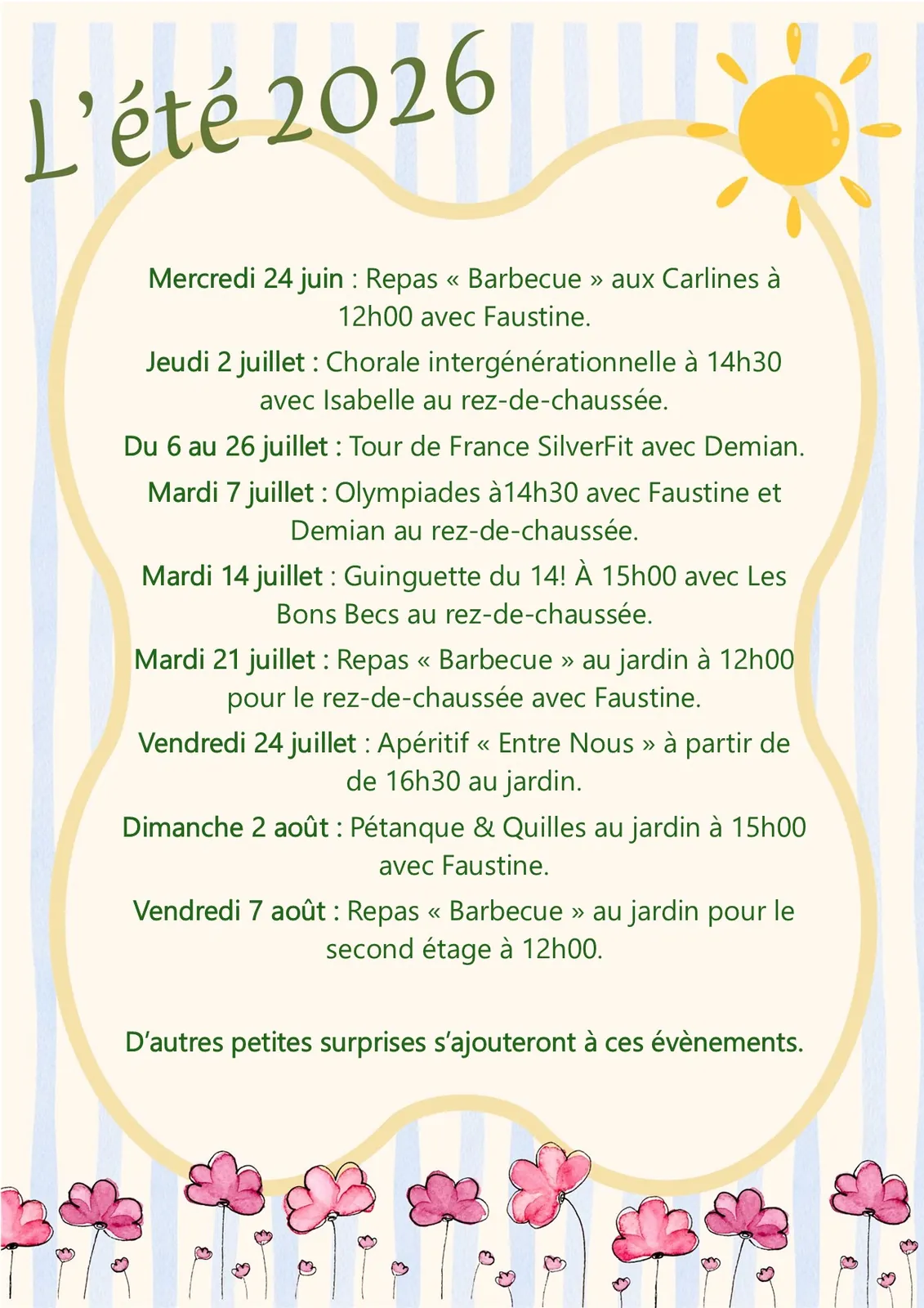 L'été 2026 ! 