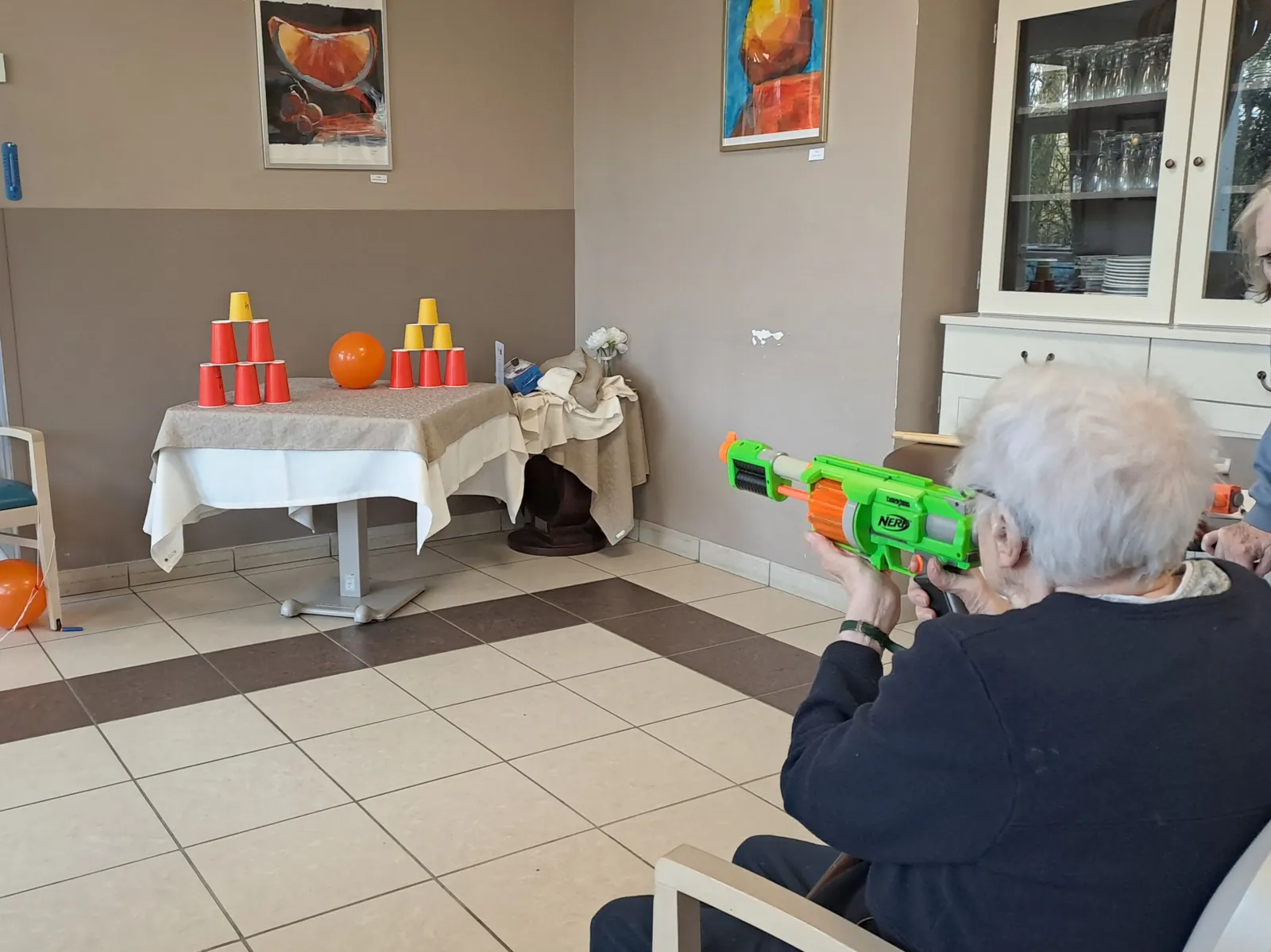 Journée Italienne à l'EHPAD -En l'honneur de l'ouverture des Jeux Olympiques d'hiver
