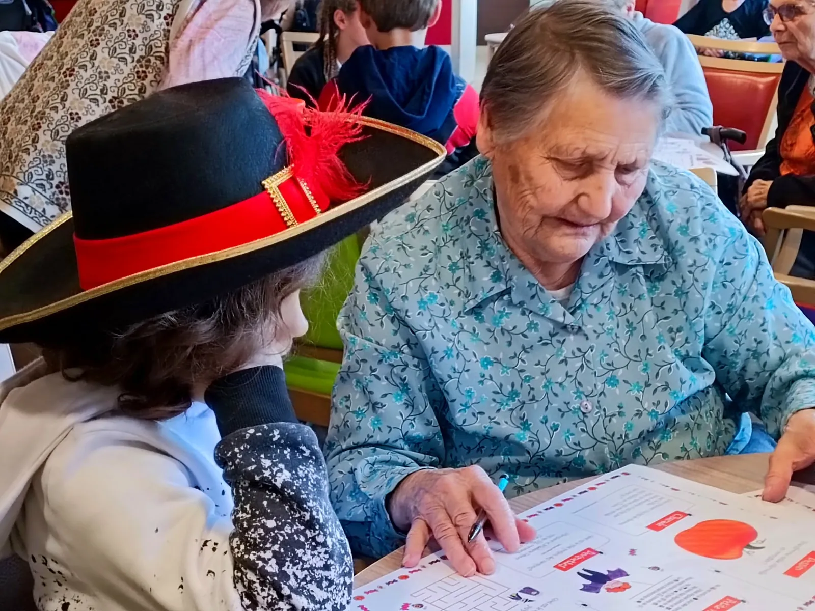 La résidence fête Halloween avec joie !