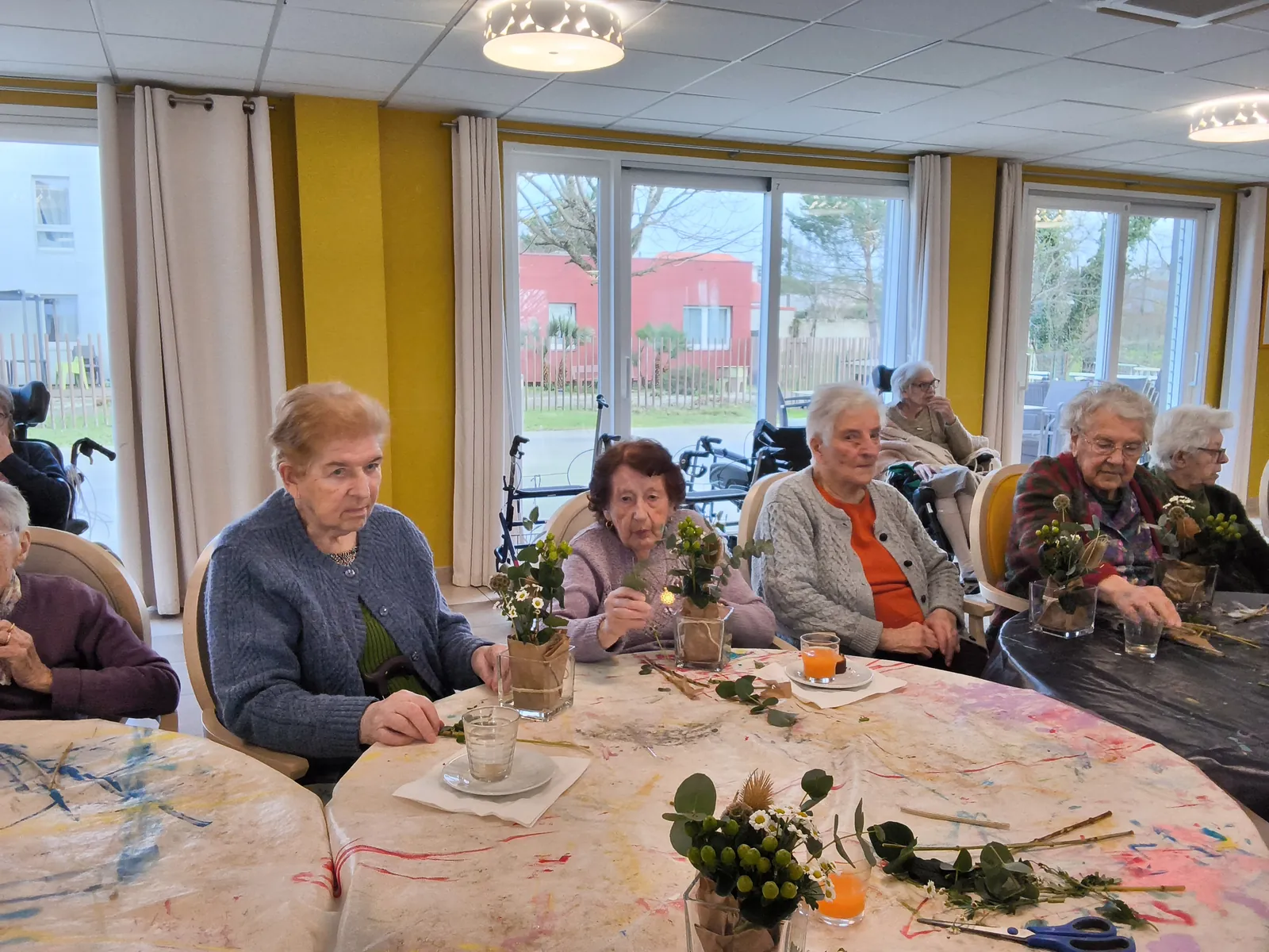 Art floral : "Sourire d'hiver"