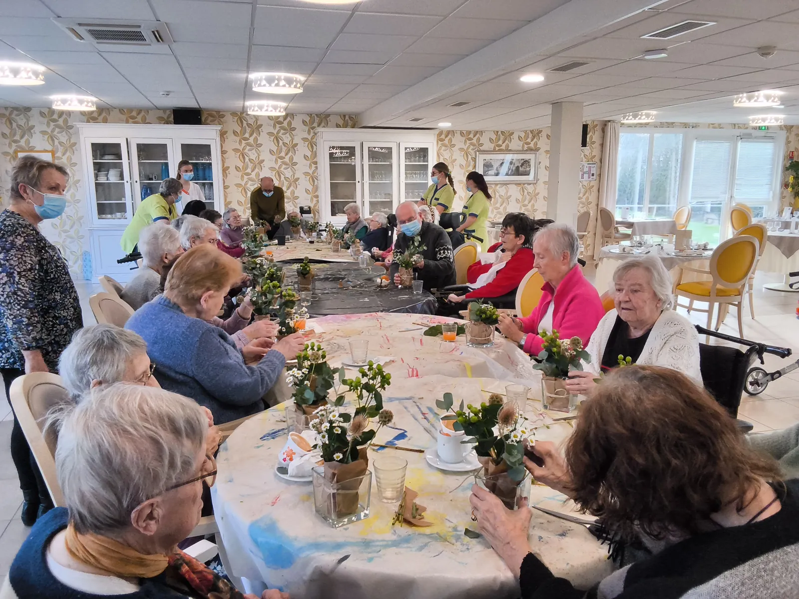 Art floral : "Sourire d'hiver"
