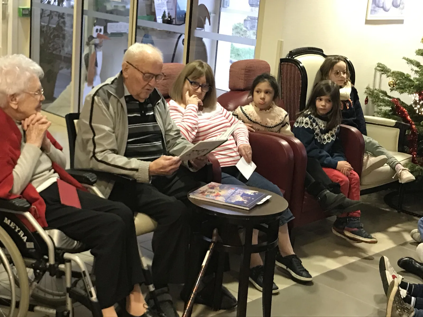 Echanges avec la classe de CP-CE1 à la résidence 19/12