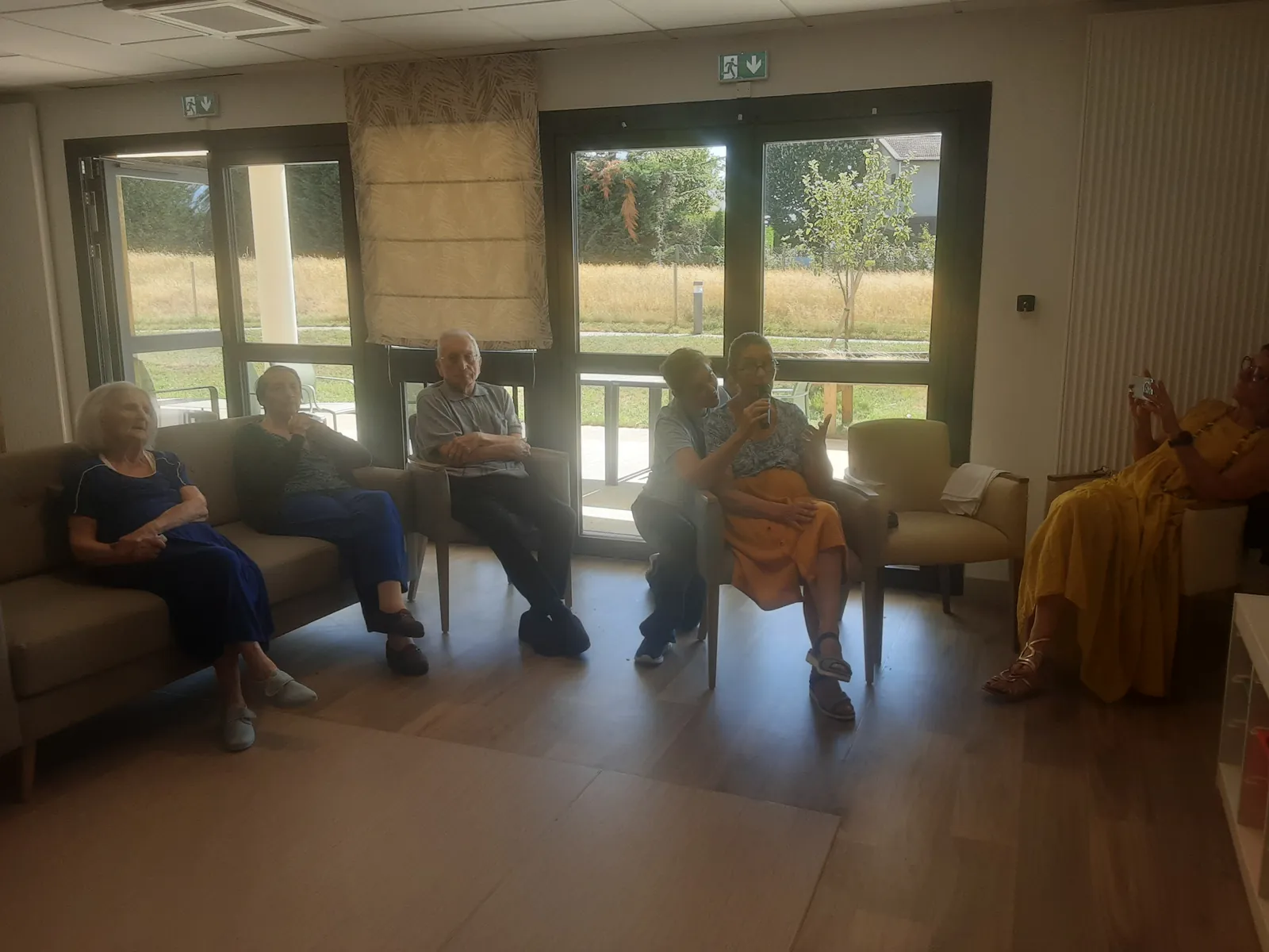 Karaoké et danse à l'unité protégée