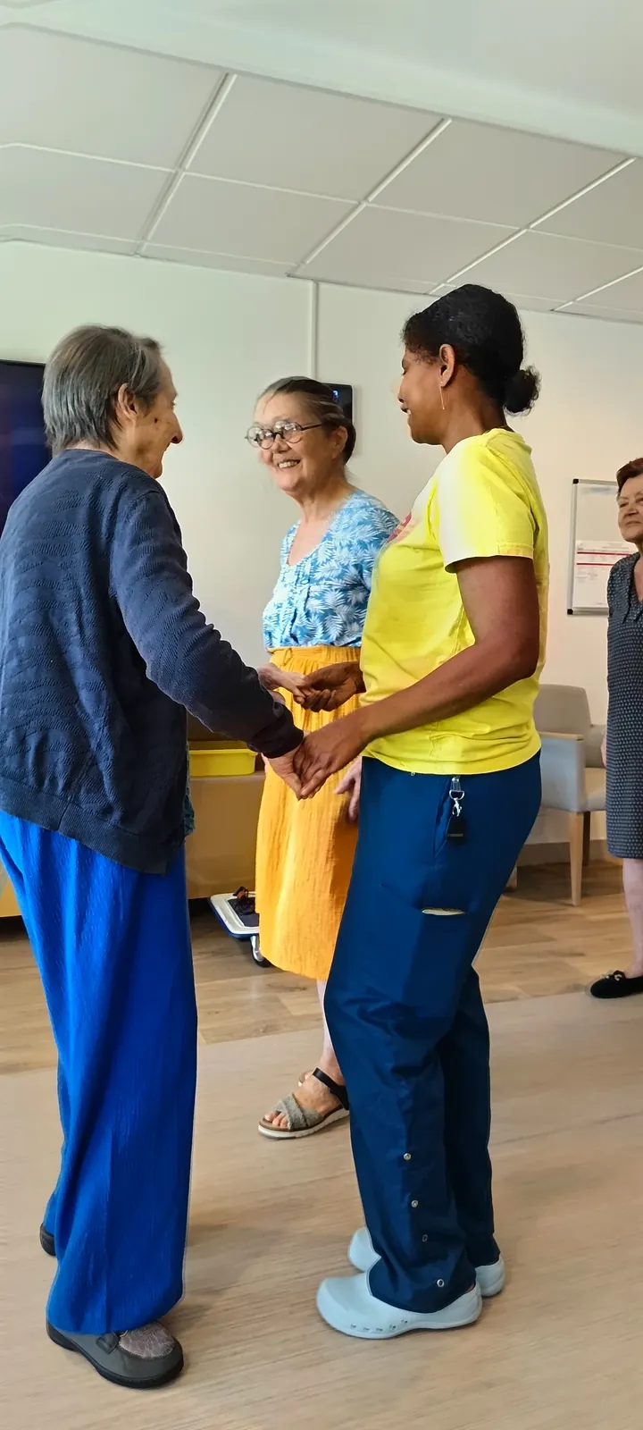 Karaoké et danse à l'unité protégée