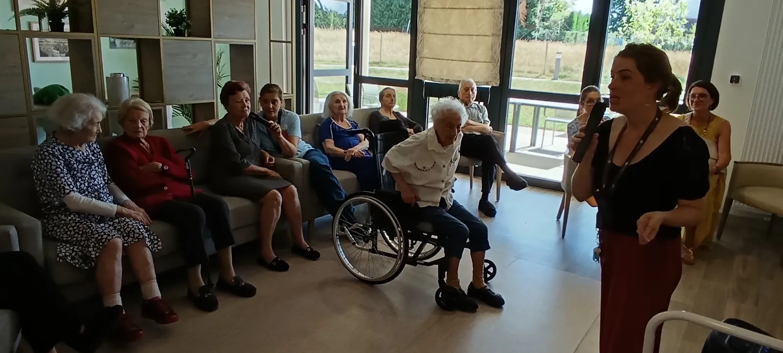 Karaoké et danse à l'unité protégée
