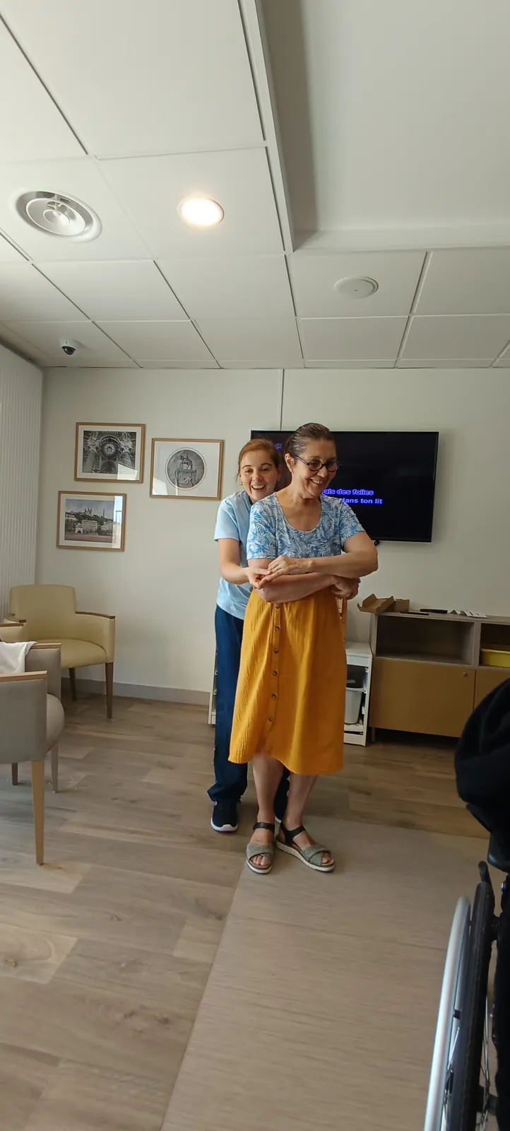 Karaoké et danse à l'unité protégée