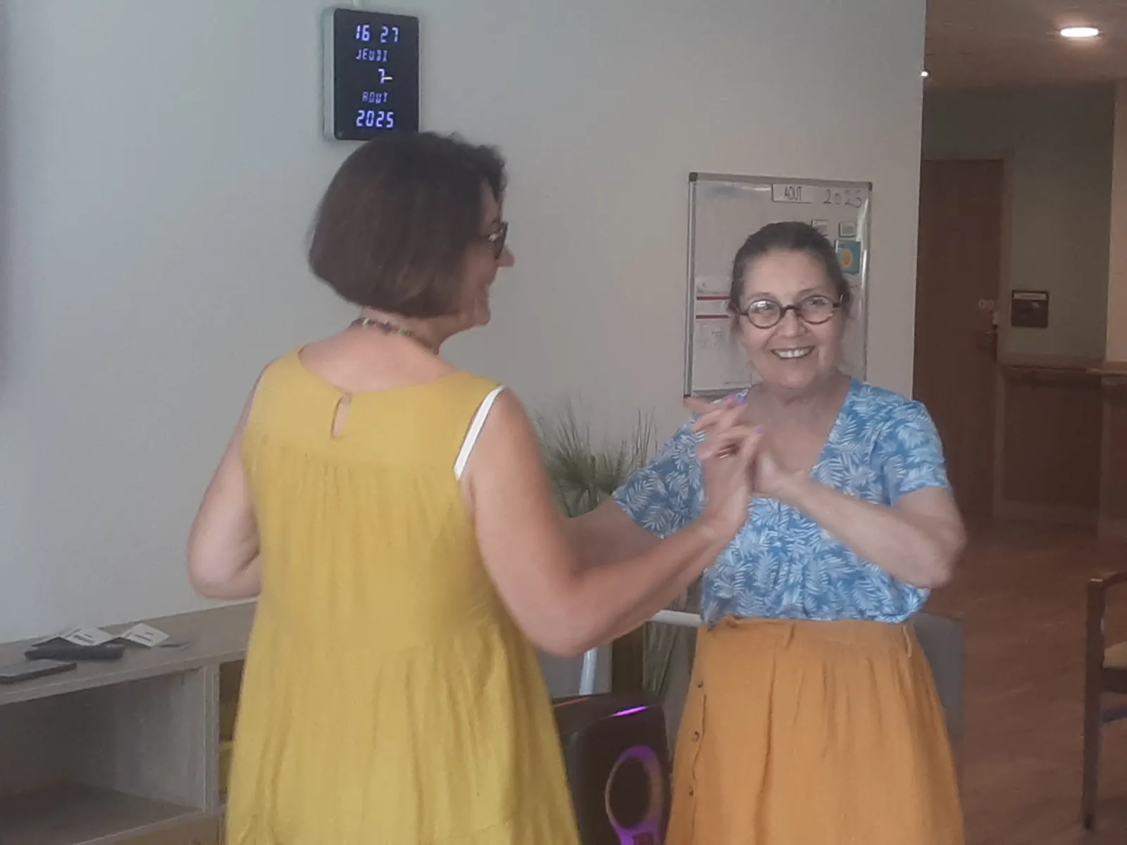 Karaoké et danse à l'unité protégée