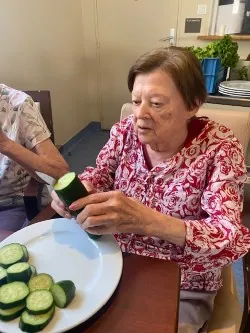 Atelier découpe de fruits et légumes