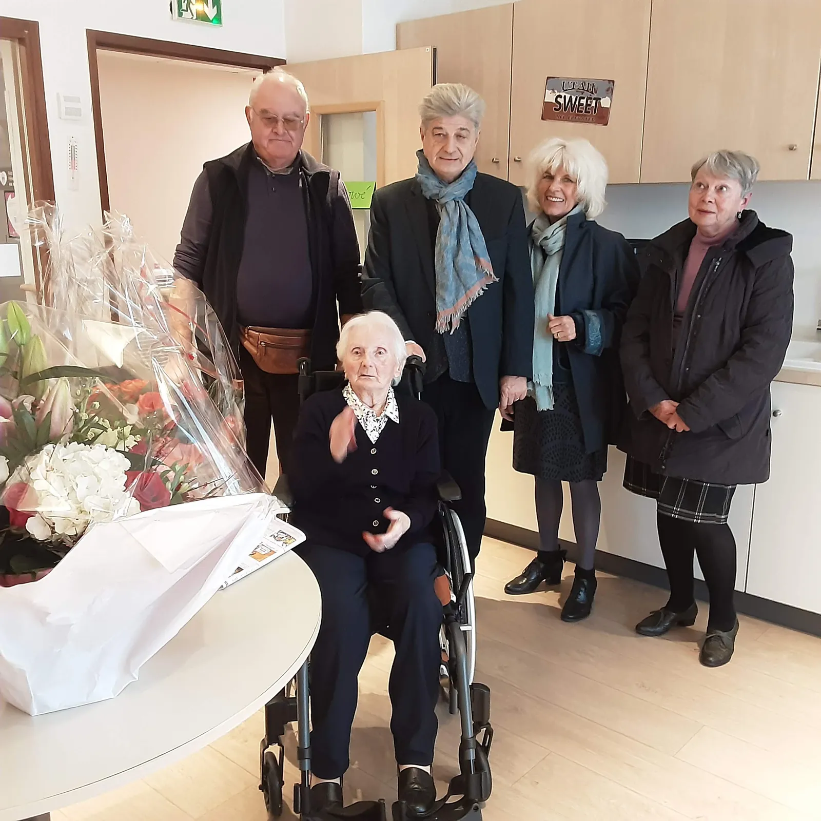 Anniversaire d'une centenaire